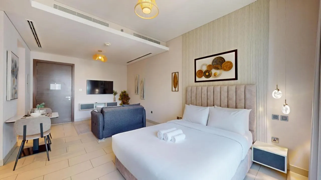 Apartment Sobha Hartland - Charming Studio In Meydan Dubai