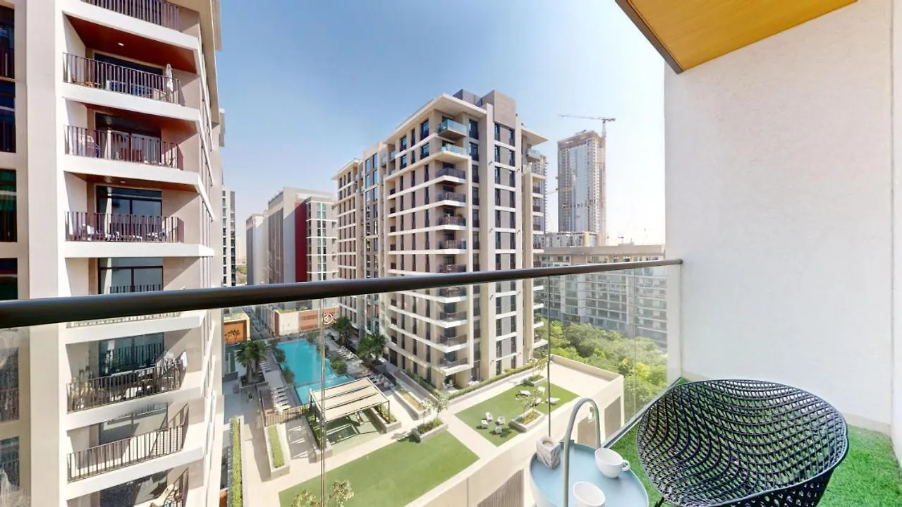 Apartment Sobha Hartland - Charming Studio In Meydan Dubai United Arab Emirates